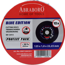 Metalo pjovimo diskas 125x1.0/22mm - 10 vnt ABRABORO® 
