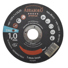 Metalo pjovimo diskas 125x1.0/22mm - 1 vnt ABRABORO® premium